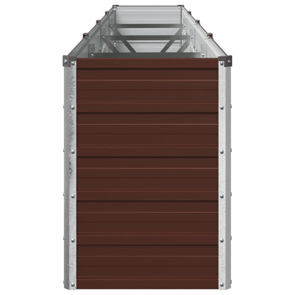 Verhoogd Tuinbed Bruin 320 x 40 x 55 cm koudgewalst staal