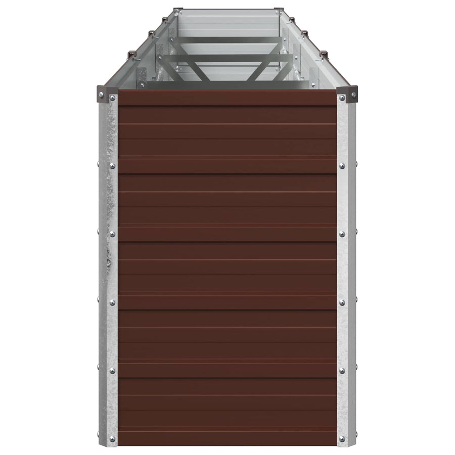 Verhoogd Tuinbed Bruin 320 x 40 x 55 cm koudgewalst staal