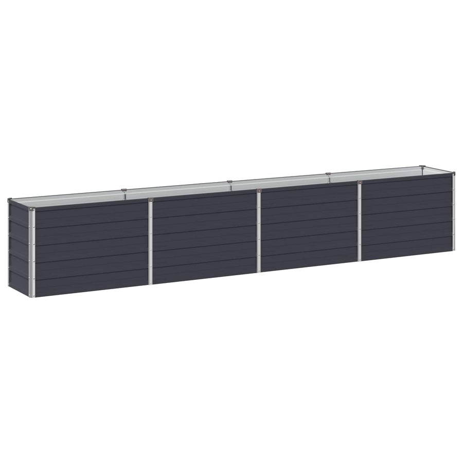 Verhoogd Tuinbed Antracietkleurig 320 x 40 x 55 cm
