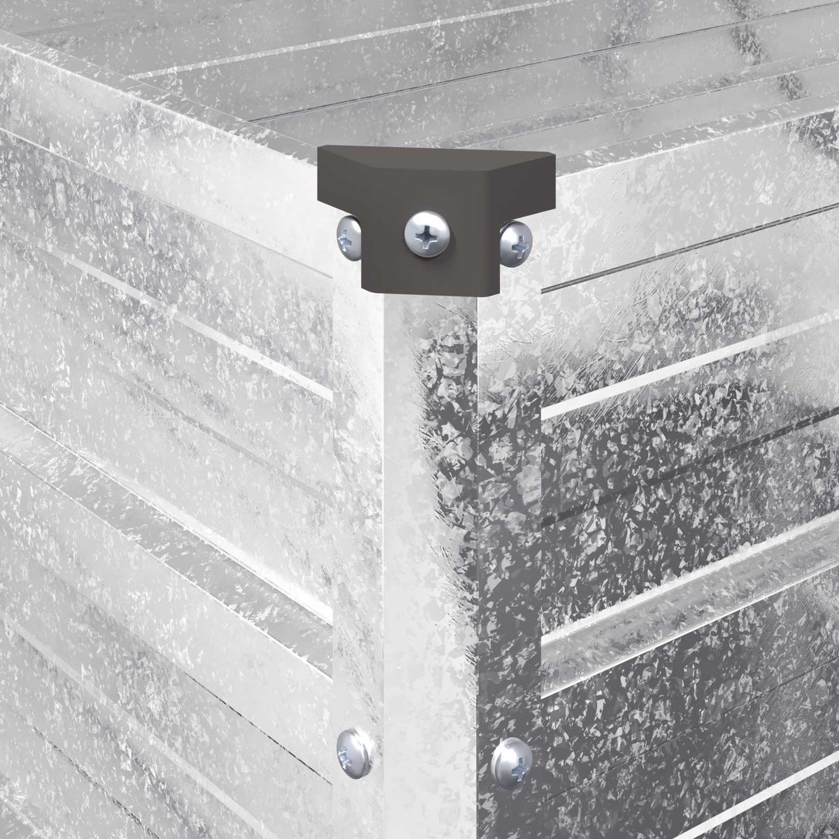 Verhoogd Tuinbed Zilverkleurig 320 x 40 x 55 cm gegalvaniseerd