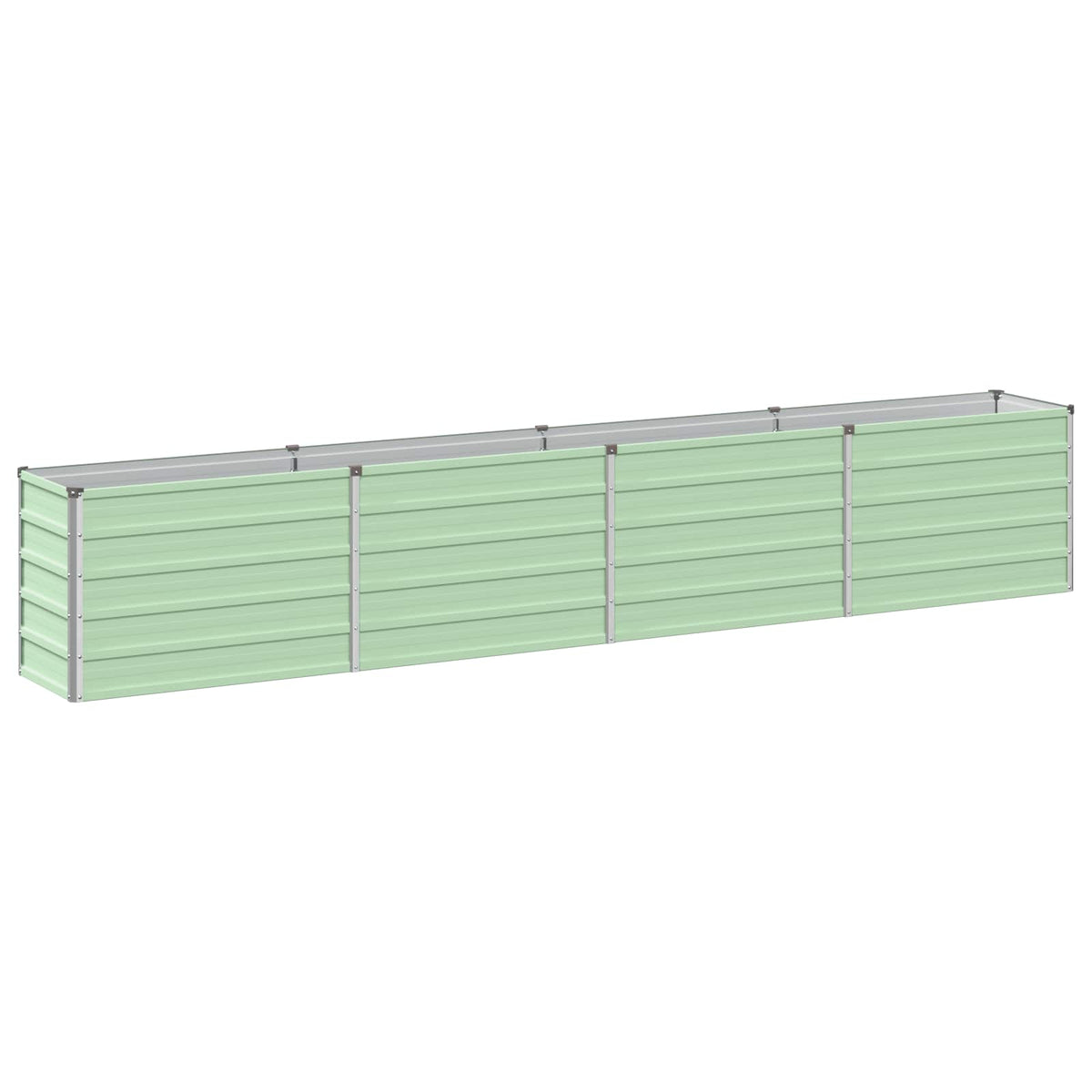 Verhoogd Tuinbed Pastelgroen 320 x 40 x 55 cm koudgewalst staal