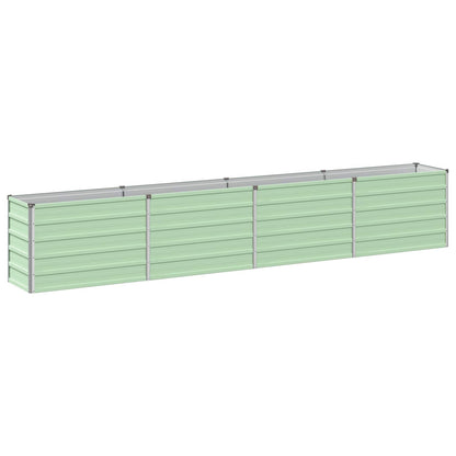 Verhoogd Tuinbed Pastelgroen 320 x 40 x 55 cm koudgewalst staal