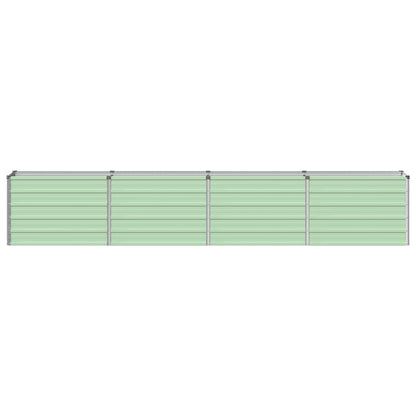 Verhoogd Tuinbed Pastelgroen 320 x 40 x 55 cm koudgewalst staal