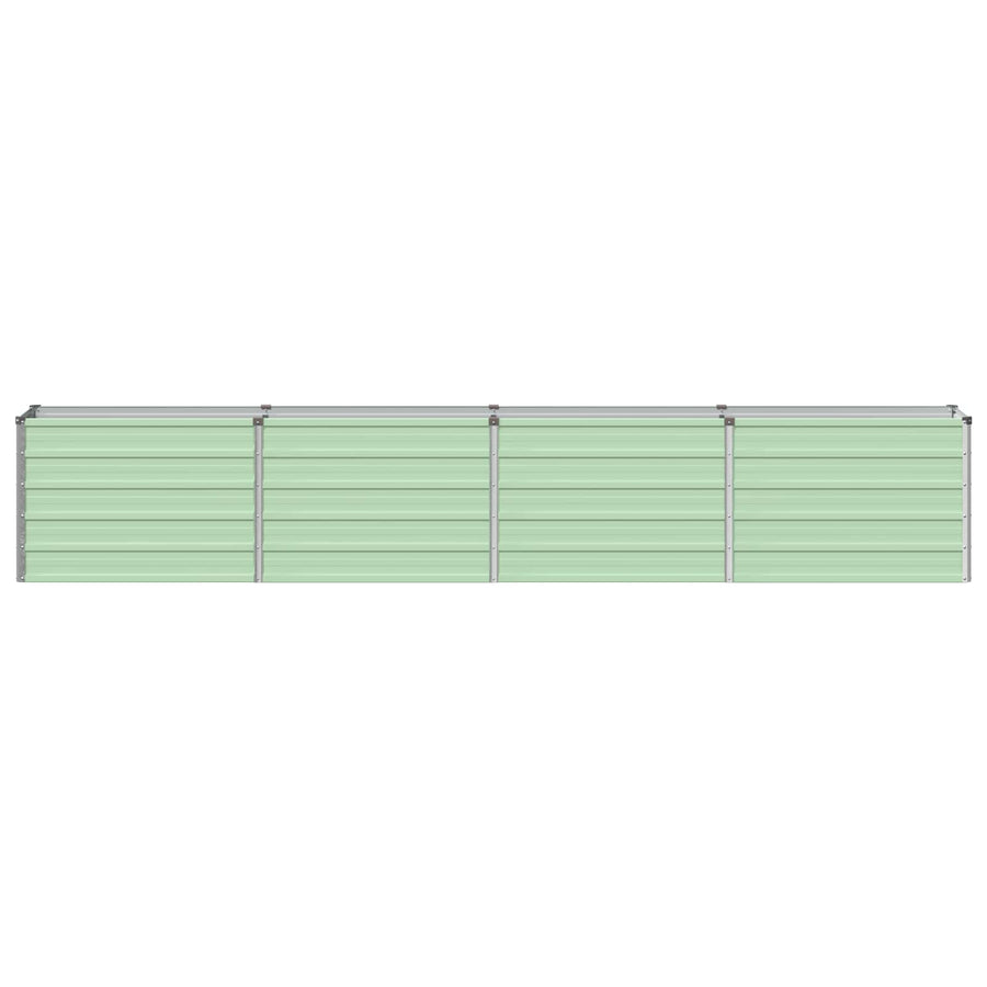 Verhoogd Tuinbed Pastelgroen 320 x 40 x 55 cm koudgewalst staal