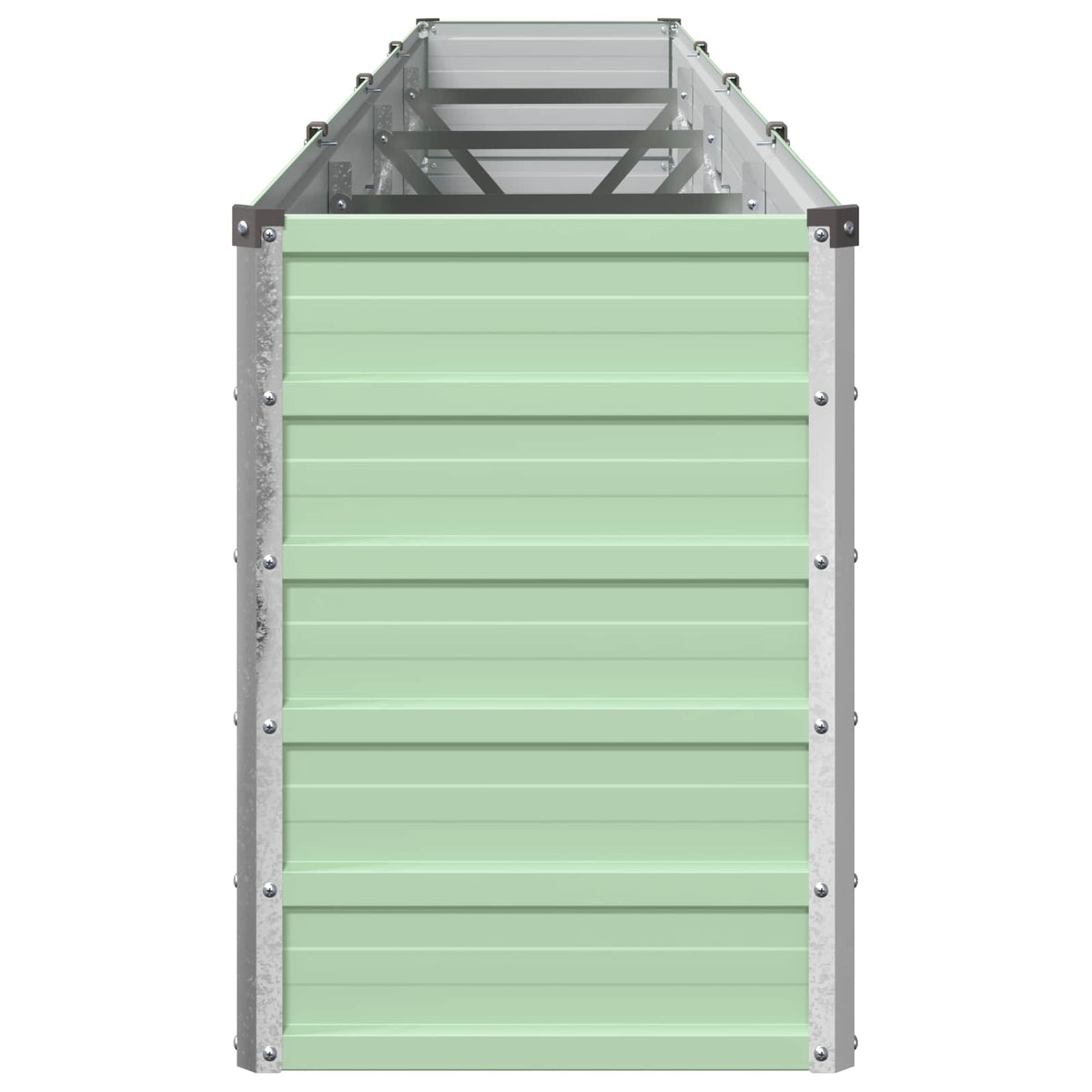 Verhoogd Tuinbed Pastelgroen 320 x 40 x 55 cm koudgewalst staal