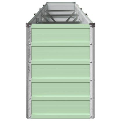 Verhoogd Tuinbed Pastelgroen 320 x 40 x 55 cm koudgewalst staal