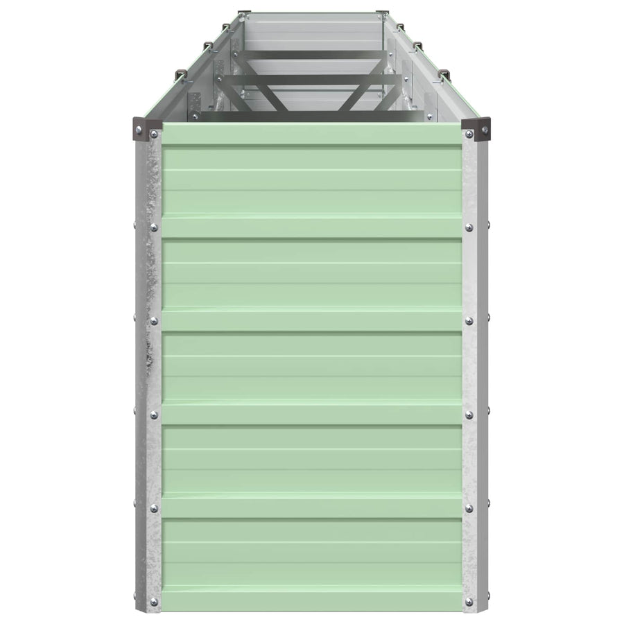 Verhoogd Tuinbed Pastelgroen 320 x 40 x 55 cm koudgewalst staal