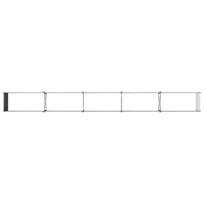 Verhoogd Tuinbed Houtbruin 400 x 40 x 55 cm koudgewalst staal