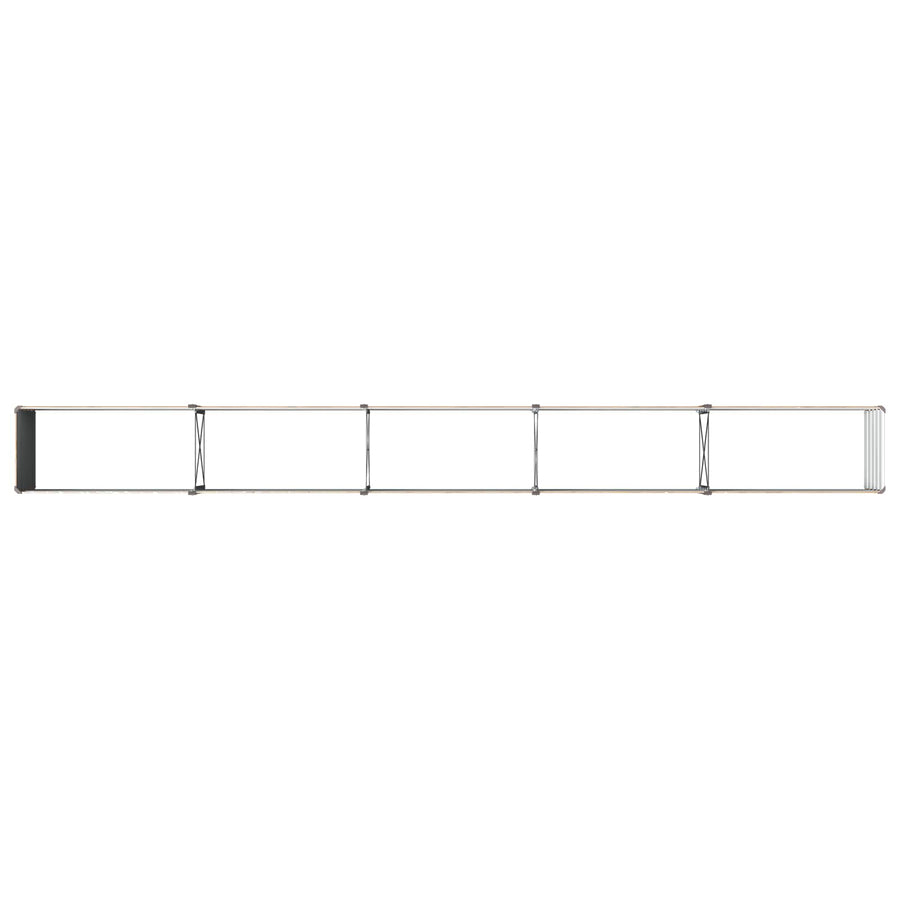 Verhoogd Tuinbed Houtbruin 400 x 40 x 55 cm koudgewalst staal