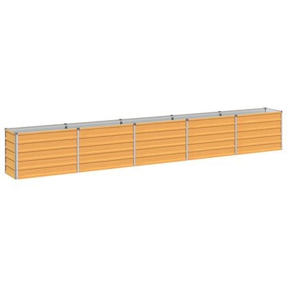 Verhoogd Tuinbed Naturel 400 x 40 x 55 cm koudgewalst staal