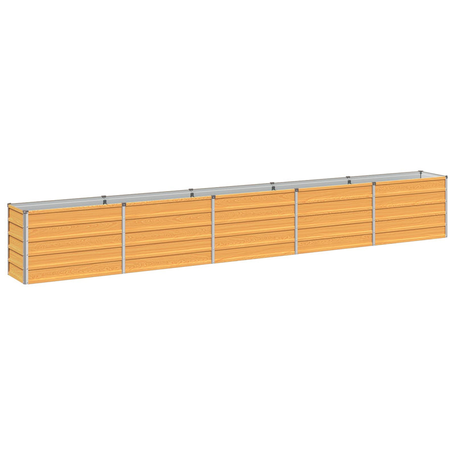 Verhoogd Tuinbed Naturel 400 x 40 x 55 cm koudgewalst staal
