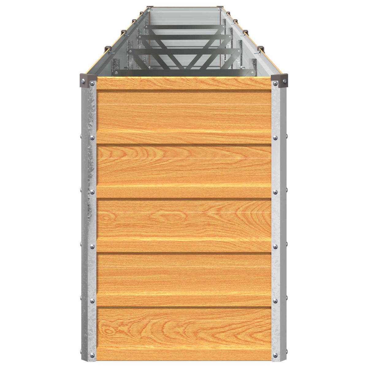 Verhoogd Tuinbed Naturel 400 x 40 x 55 cm koudgewalst staal