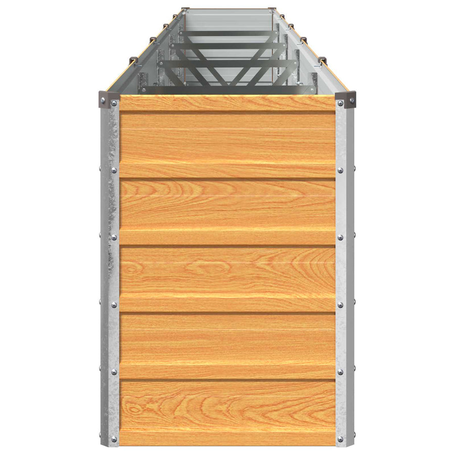 Verhoogd Tuinbed Naturel 400 x 40 x 55 cm koudgewalst staal