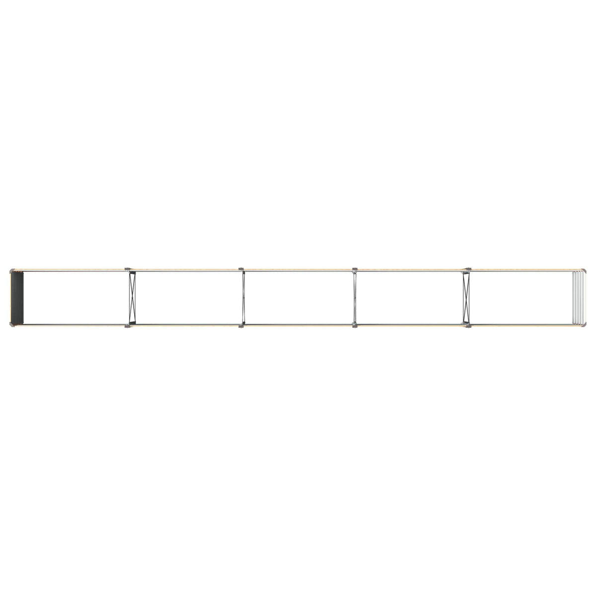 Verhoogd Tuinbed Naturel 400 x 40 x 55 cm koudgewalst staal