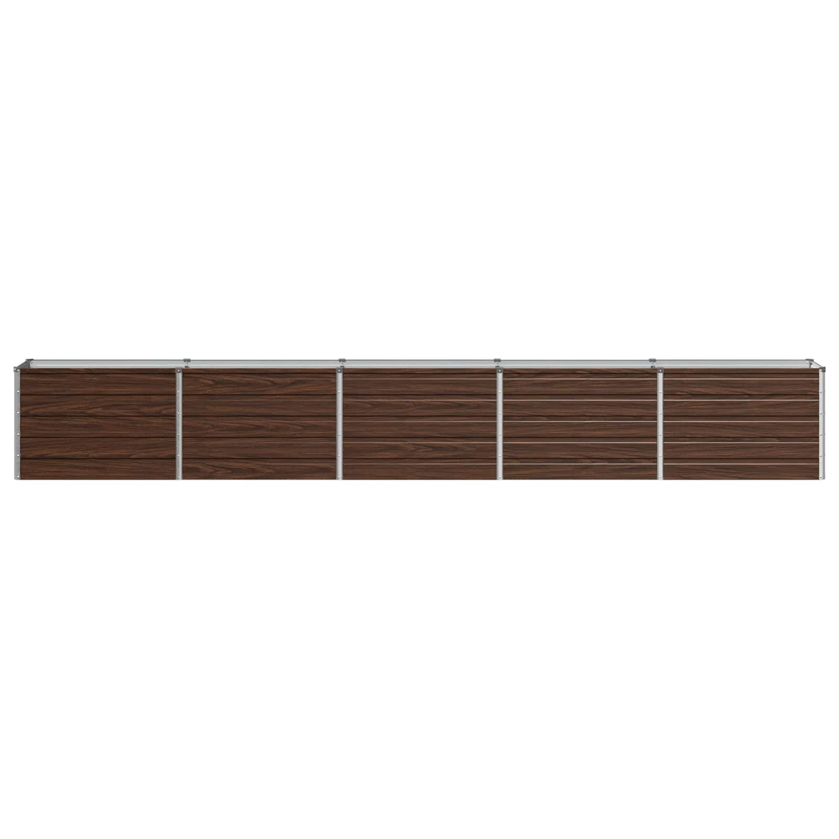 Verhoogd Tuinbed Zwart 400 x 40 x 55 cm koudgewalst staal
