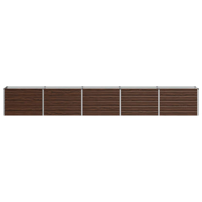 Verhoogd Tuinbed Zwart 400 x 40 x 55 cm koudgewalst staal