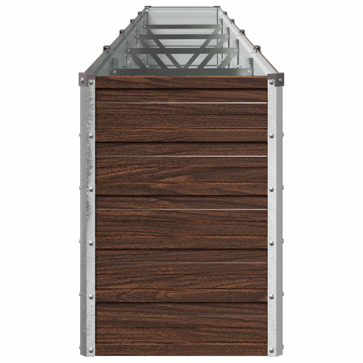 Verhoogd Tuinbed Zwart 400 x 40 x 55 cm koudgewalst staal