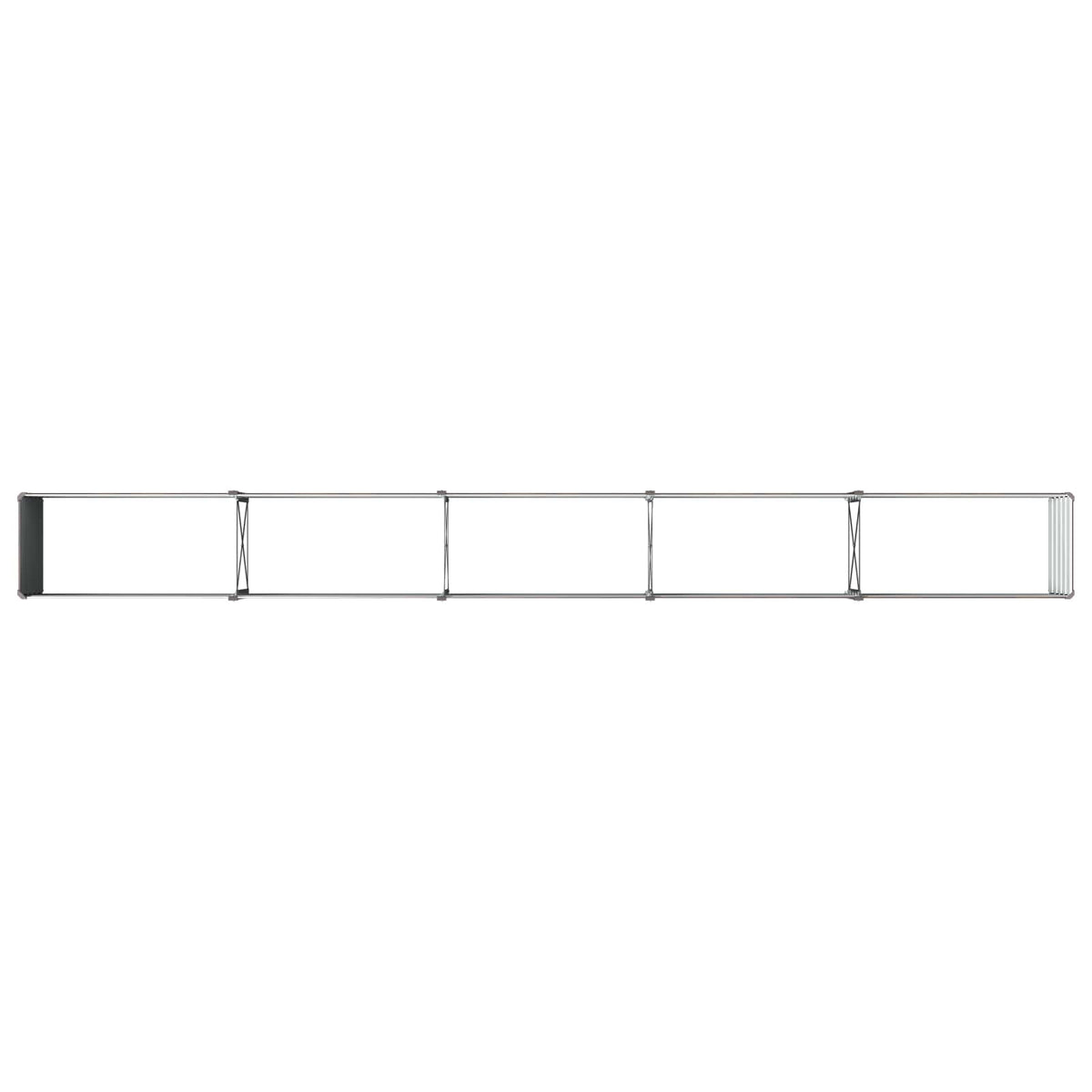 Verhoogd Tuinbed Zwart 400 x 40 x 55 cm koudgewalst staal