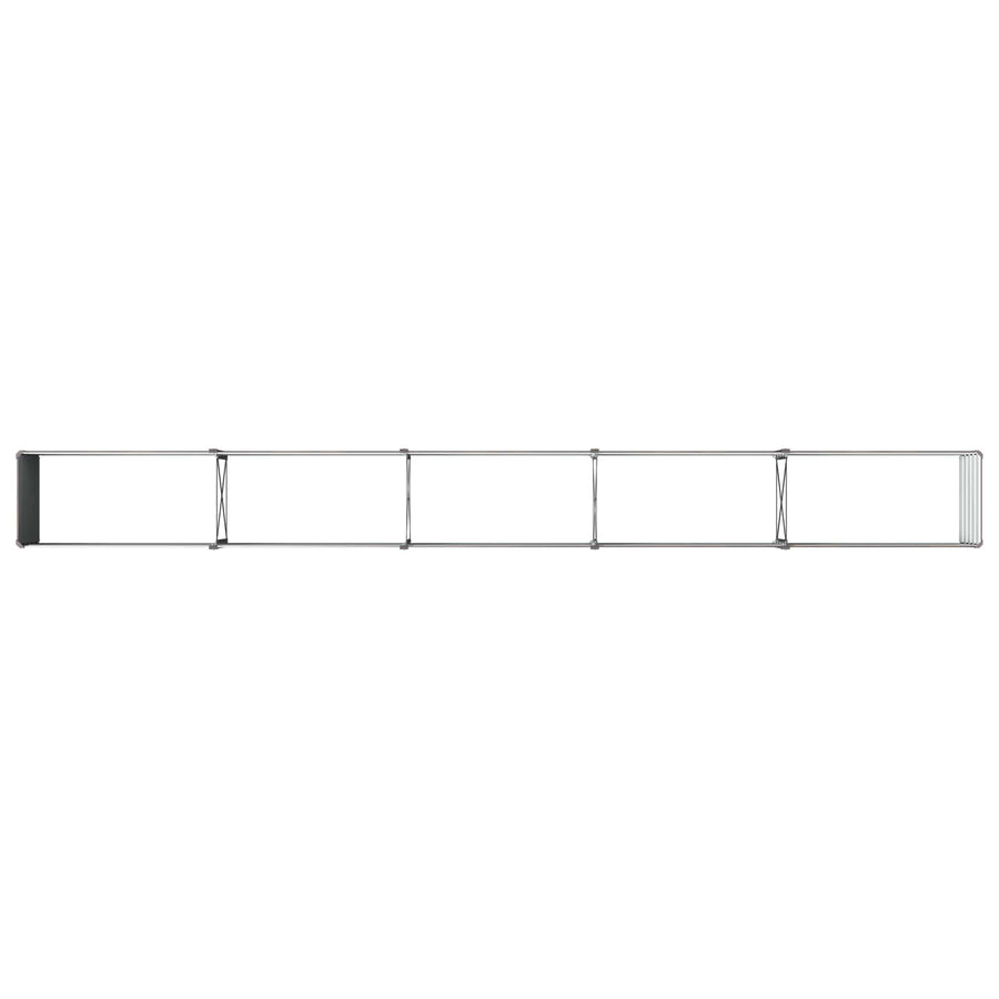 Verhoogd Tuinbed Zwart 400 x 40 x 55 cm koudgewalst staal