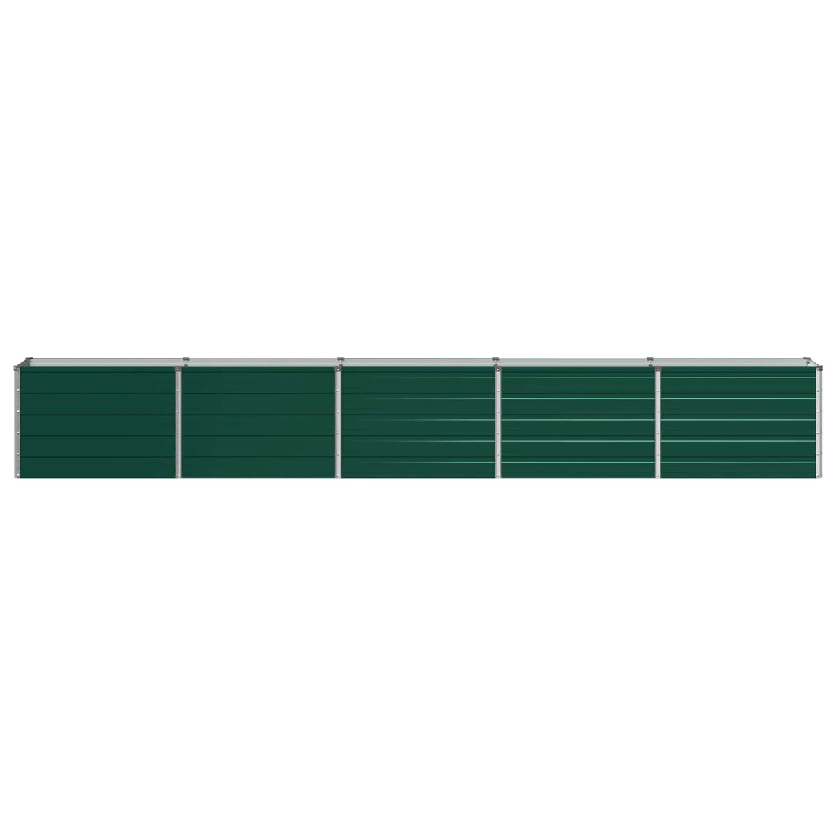 Verhoogde plantenbak Groen 400 x 40 x 55 cm Verzinkt staal