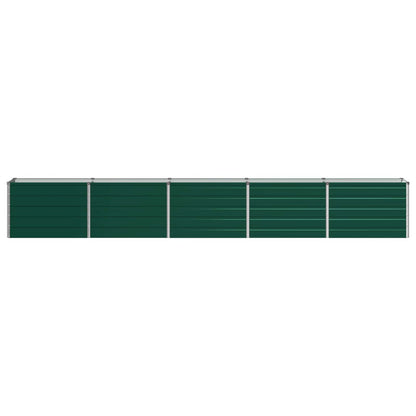 Verhoogde plantenbak Groen 400 x 40 x 55 cm Verzinkt staal