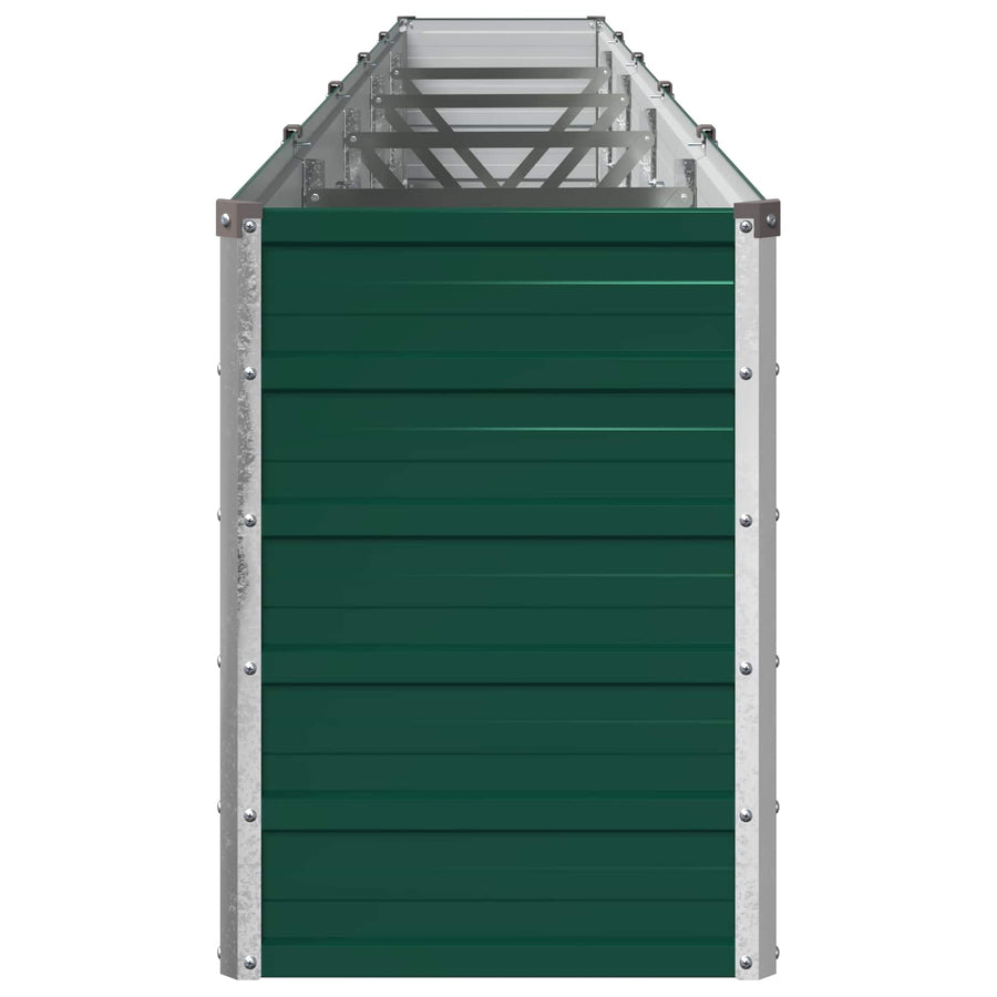 Verhoogde plantenbak Groen 400 x 40 x 55 cm Verzinkt staal