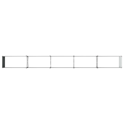 Verhoogd Tuinbed Grijs 400 x 40 x 55 cm koudgewalst staal