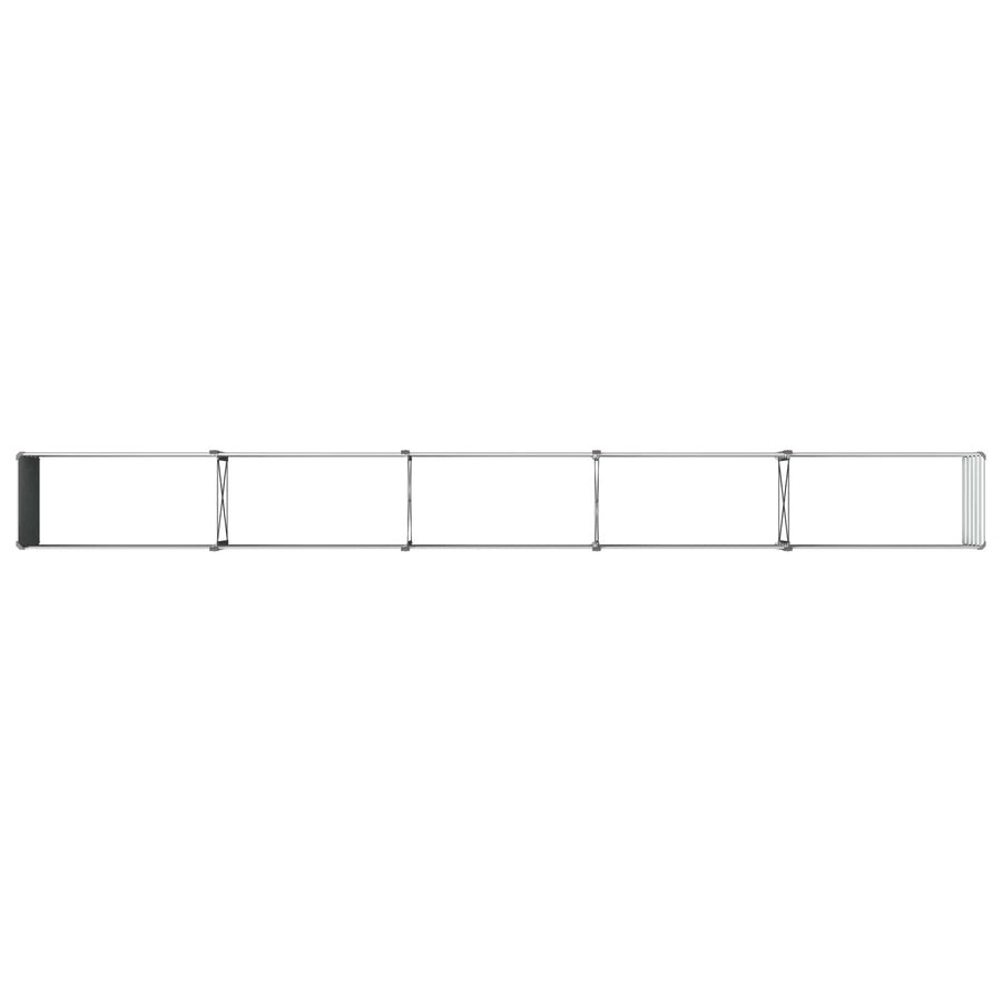 Verhoogd Tuinbed Grijs 400 x 40 x 55 cm koudgewalst staal