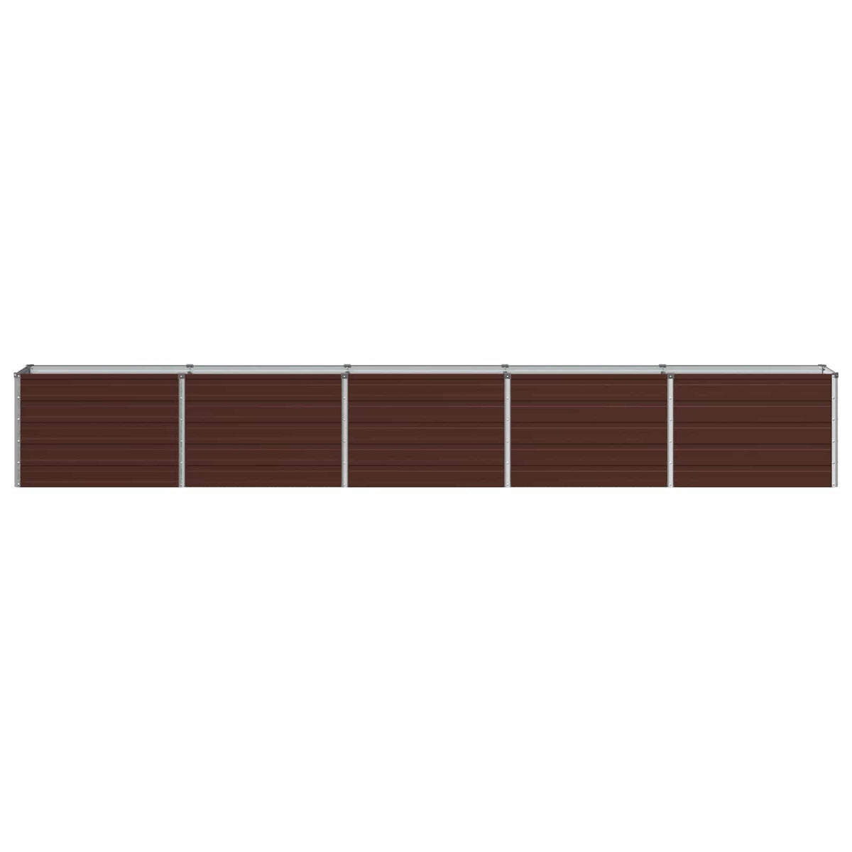 Verhoogd Tuinbed Bruin 400 x 40 x 55 cm koudgewalst staal