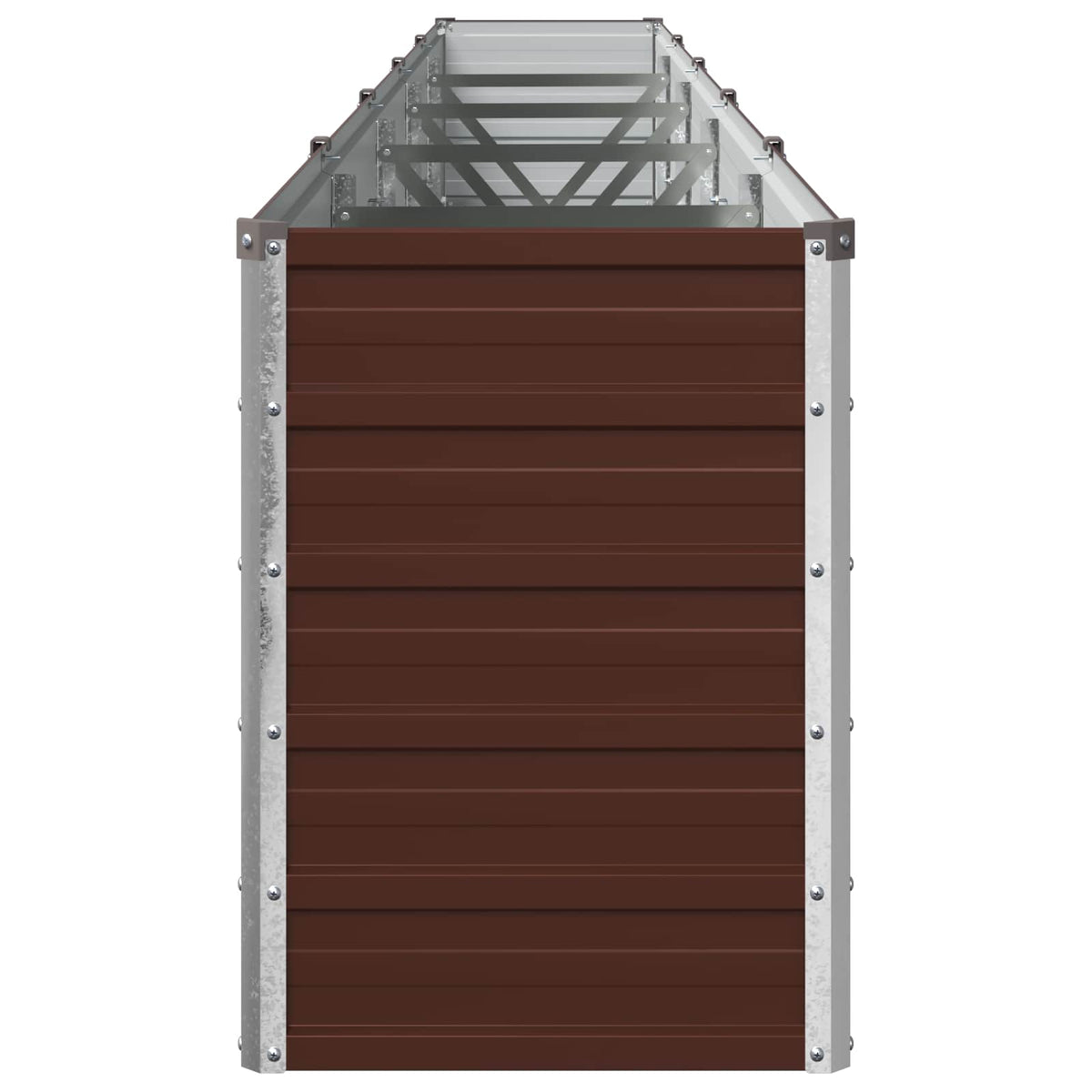 Verhoogd Tuinbed Bruin 400 x 40 x 55 cm koudgewalst staal