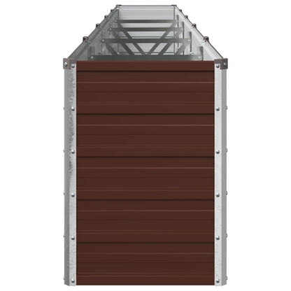 Verhoogd Tuinbed Bruin 400 x 40 x 55 cm koudgewalst staal