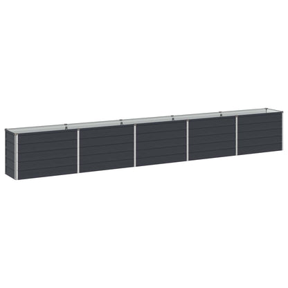 Verhoogd Tuinbed Antracietkleurig 400 x 40 x 55 cm