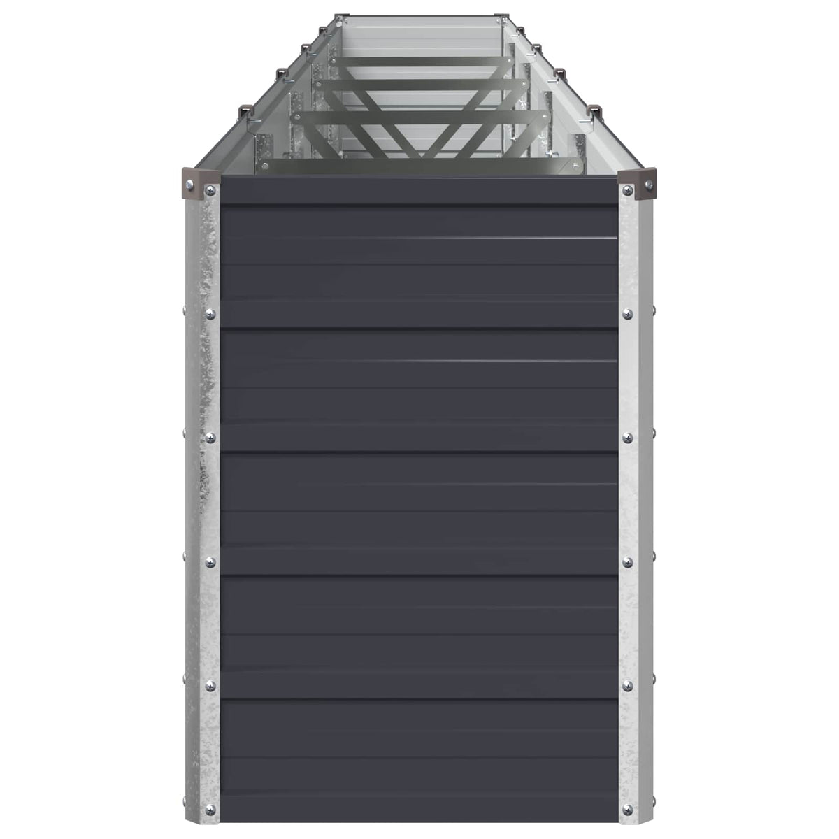 Verhoogd Tuinbed Antracietkleurig 400 x 40 x 55 cm