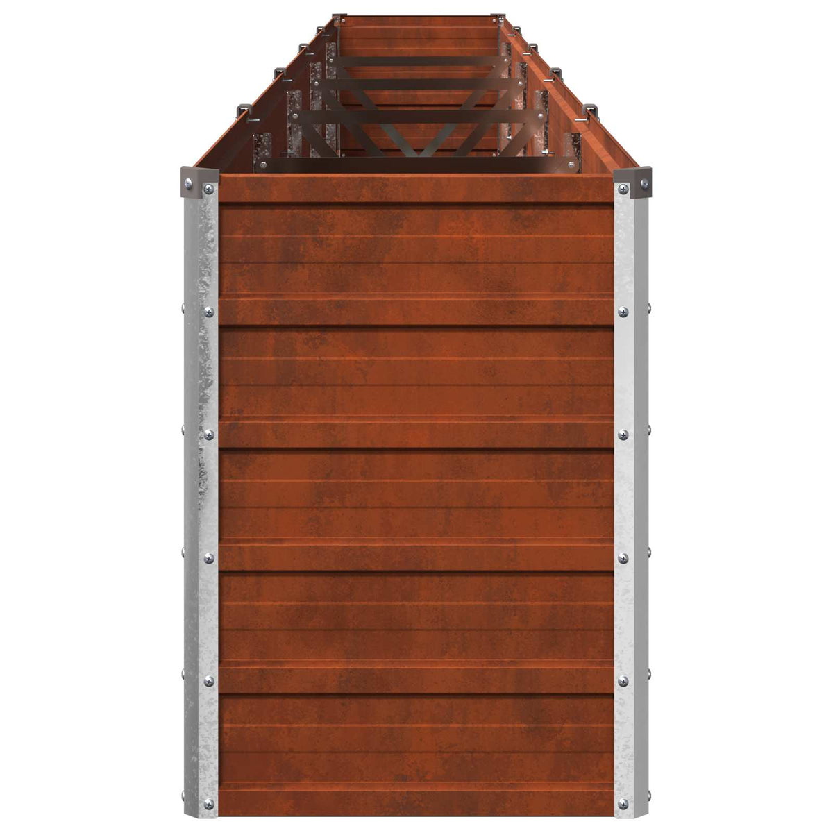 Verhoogd Tuinbed Roestig 400 x 40 x 55 cm corton
