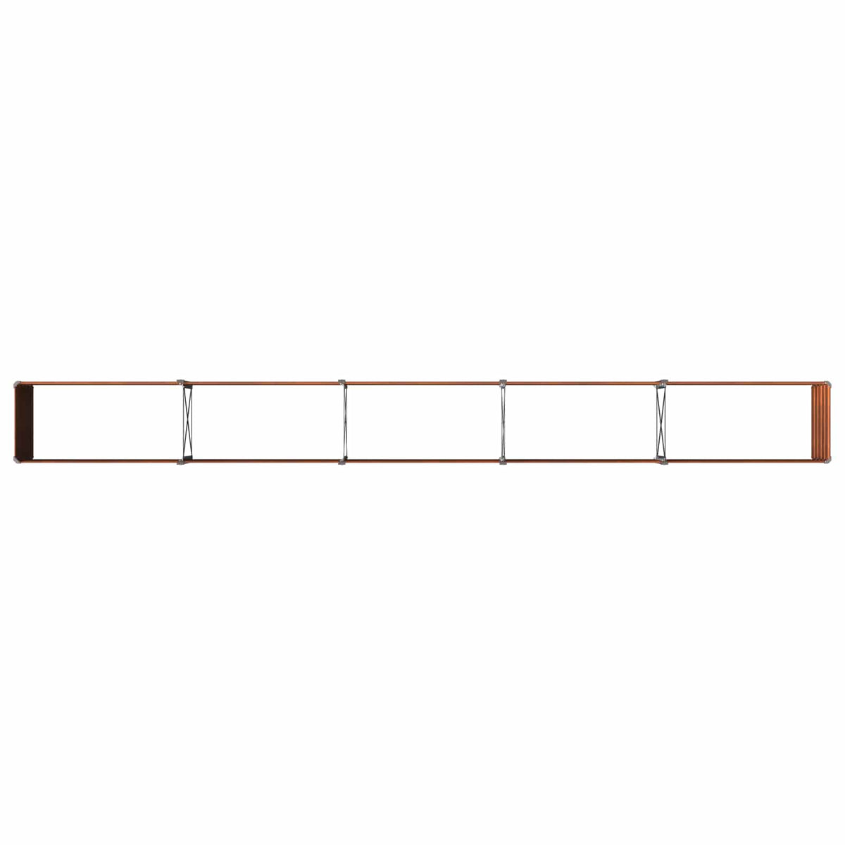 Verhoogd Tuinbed Roestig 400 x 40 x 55 cm corton