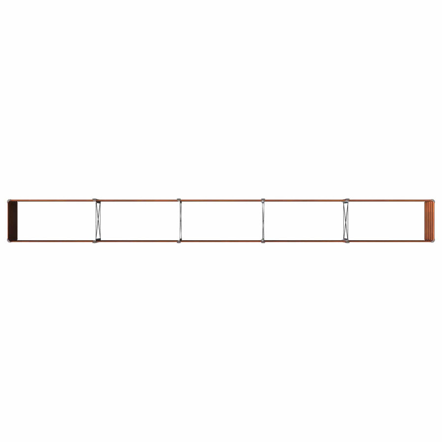 Verhoogd Tuinbed Roestig 400 x 40 x 55 cm corton