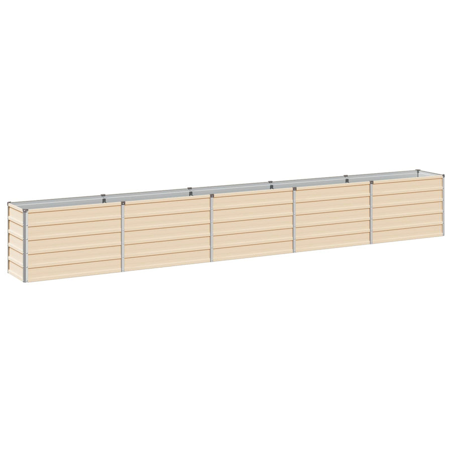 Verhoogd Tuinbed Ivoor 400 x 40 x 55 cm koudgewalst staal