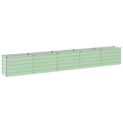 Verhoogd Tuinbed Pastelgroen 400 x 40 x 55 cm koudgewalst staal