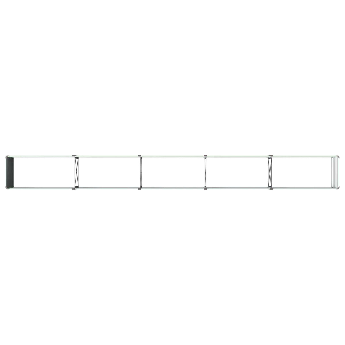 Verhoogd Tuinbed Pastelgroen 400 x 40 x 55 cm koudgewalst staal