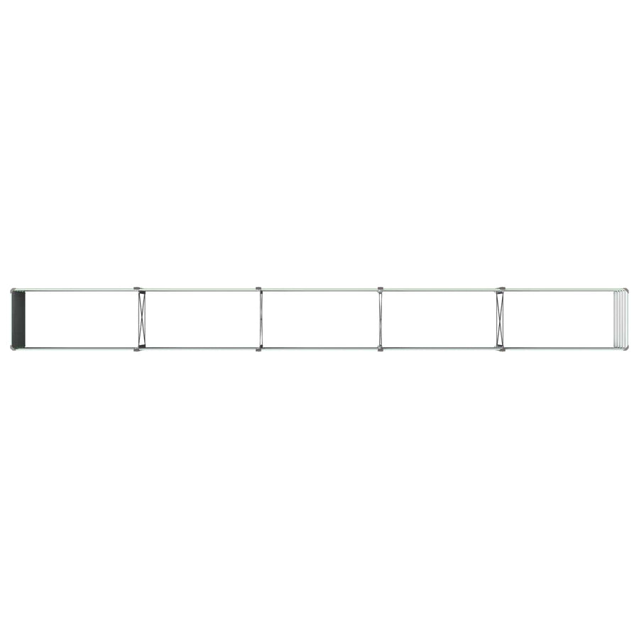 Verhoogd Tuinbed Pastelgroen 400 x 40 x 55 cm koudgewalst staal