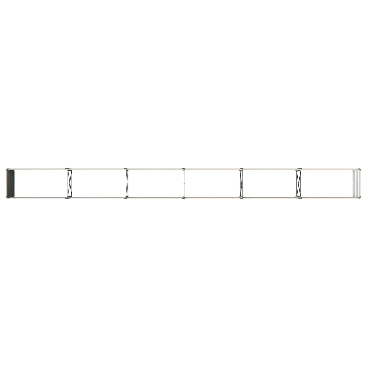 Verhoogd Tuinbed Houtbruin 480 x 40 x 55 cm koudgewalst staal