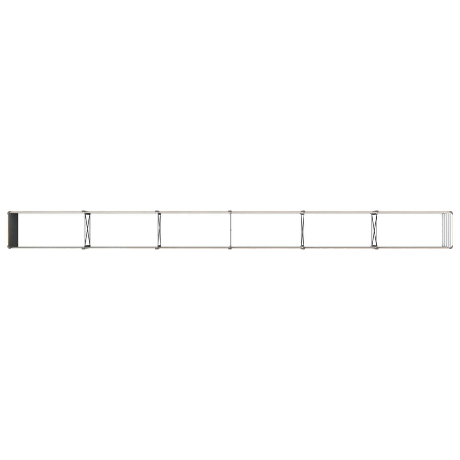 Verhoogd Tuinbed Houtbruin 480 x 40 x 55 cm koudgewalst staal