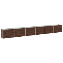 Verhoogd Tuinbed Zwart 480 x 40 x 55 cm koudgewalst staal