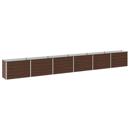 Verhoogd Tuinbed Zwart 480 x 40 x 55 cm koudgewalst staal