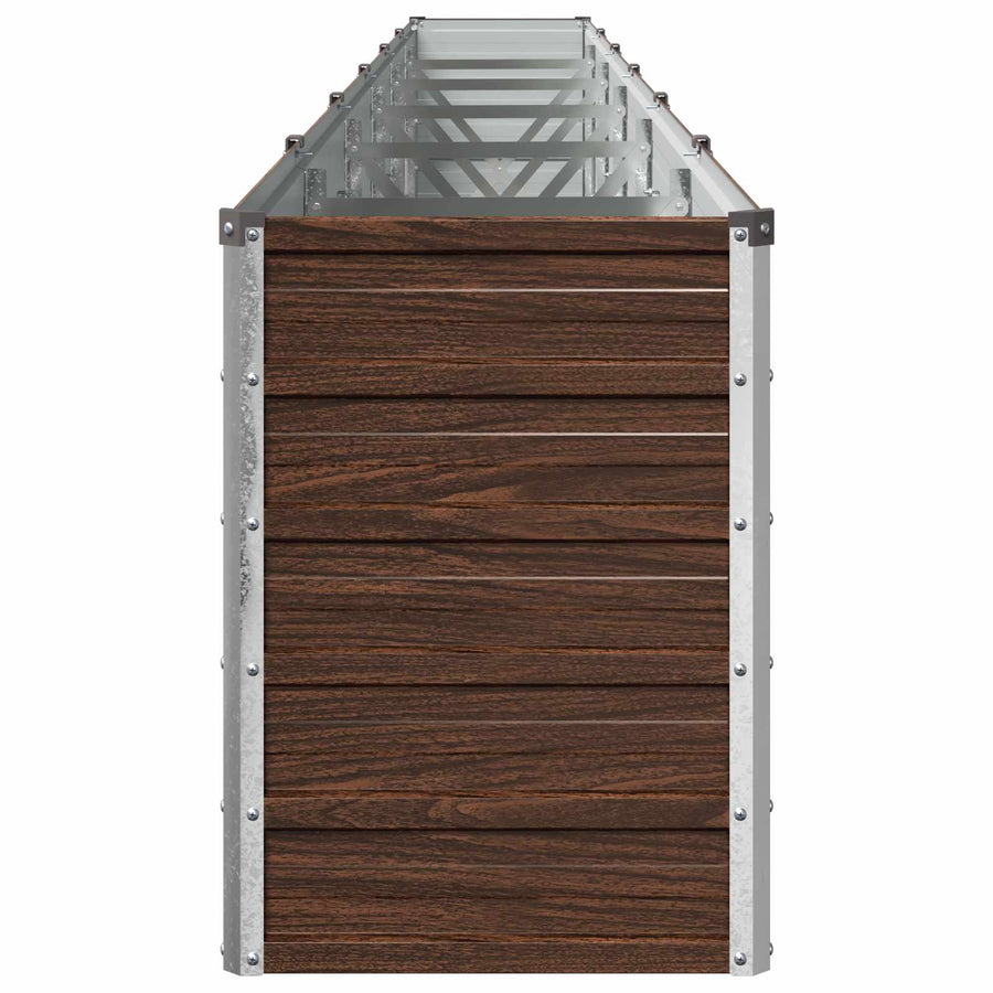 Verhoogd Tuinbed Zwart 480 x 40 x 55 cm koudgewalst staal