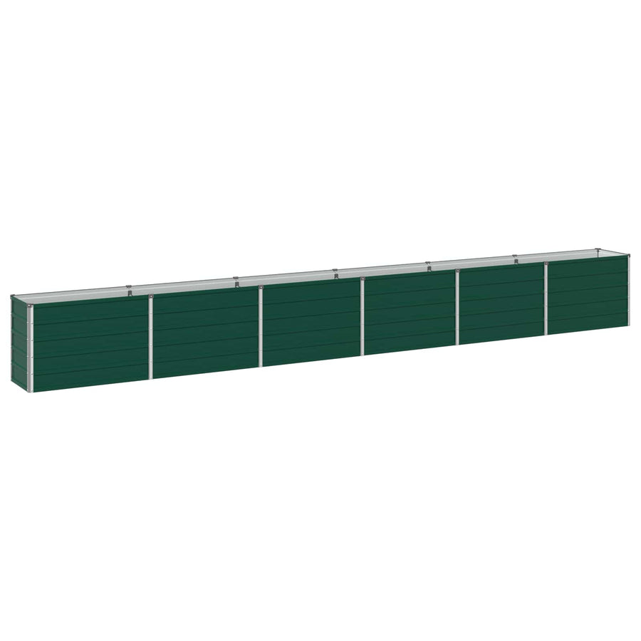 Verhoogd Tuinbed Groen 480 x 40 x 55 cm koudgewalst stalen
