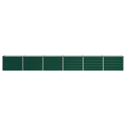 Verhoogd Tuinbed Groen 480 x 40 x 55 cm koudgewalst stalen