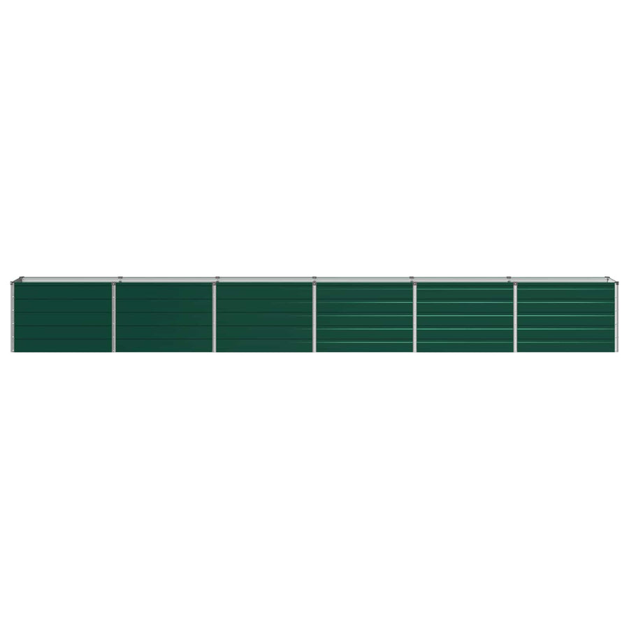 Verhoogd Tuinbed Groen 480 x 40 x 55 cm koudgewalst stalen
