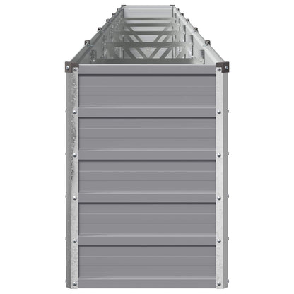 Verhoogd Tuinbed Grijs 480 x 40 x 55 cm koudgewalst staal