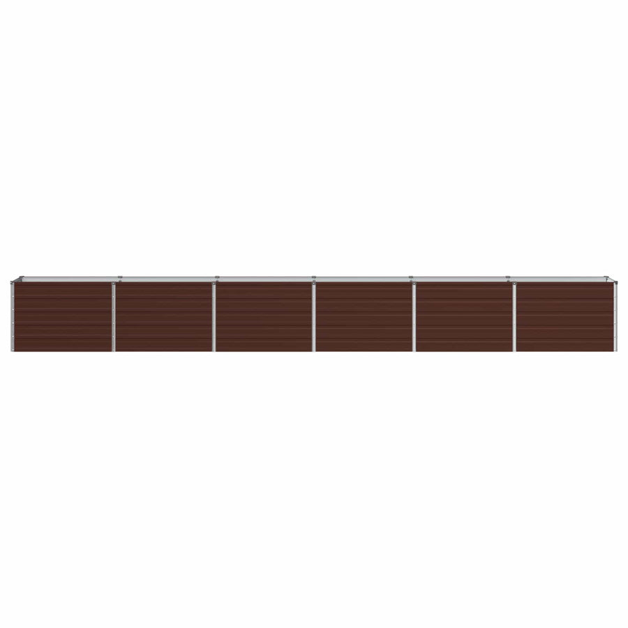 Verhoogd Tuinbed Bruin 480 x 40 x 55 cm koudgewalst staal